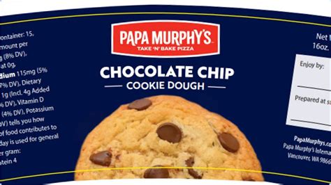 Salmonella connected to Papa Murphy's raw cookie dough, CDC says